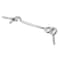 Prime-Line Hook and Eye Latch, Steel Construction, Zinc Plated, 2-1/2 in. Reach (1 Pair) K 5036-A - alternate 1